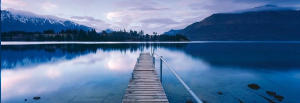 Schmidt Wakatipu tó, Új-Zéland, 1000 db Panoramapuzzle puzzleragasztóval (59291, 16041-183)